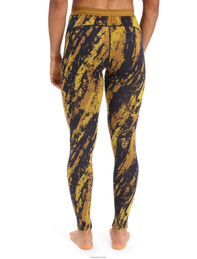 Icebreaker Women Merino 250 Vertex Thermal Leggings SedimentarySilent Gold/Clove 80BXXP826 Clothing