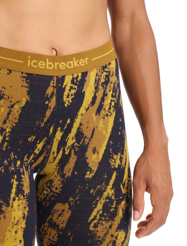 Icebreaker Women Merino 250 Vertex Thermal Leggings SedimentarySilent Gold/Clove 80BXXP826 Clothing