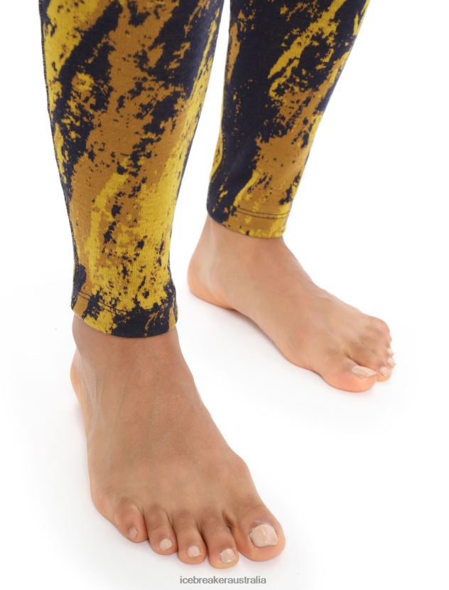 Icebreaker Women Merino 250 Vertex Thermal Leggings SedimentarySilent Gold/Clove 80BXXP826 Clothing