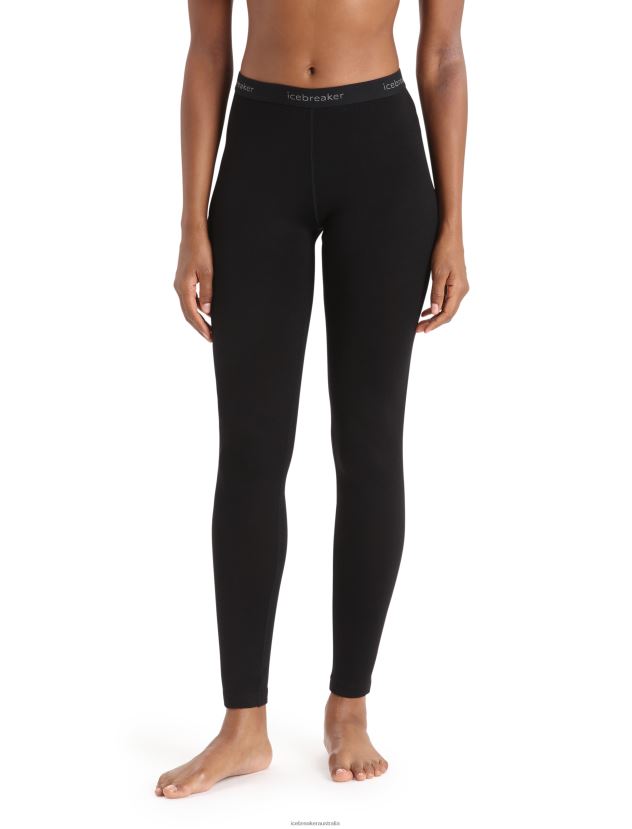 Icebreaker Women Merino 260 Tech Thermal LeggingsBlack 80BXXP562 Clothing