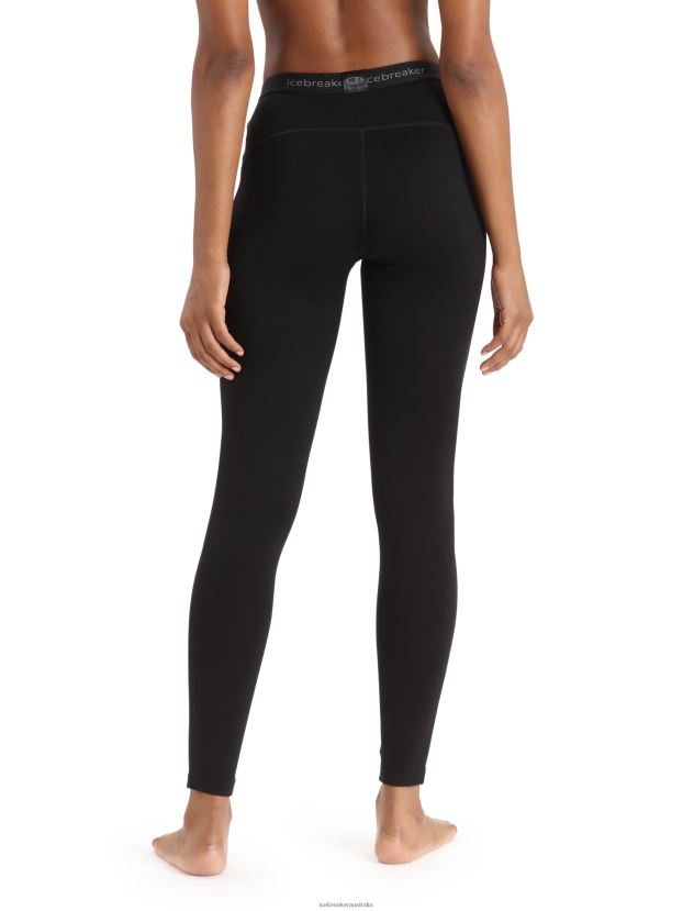 Icebreaker Women Merino 260 Tech Thermal LeggingsBlack 80BXXP562 Clothing