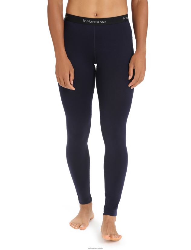 Icebreaker Women Merino 260 Tech Thermal LeggingsMidnight Navy 80BXXP563 Clothing
