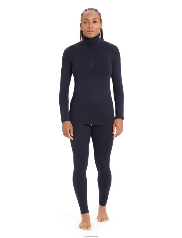 Icebreaker Women Merino 260 Tech Thermal LeggingsMidnight Navy 80BXXP563 Clothing