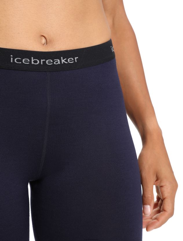 Icebreaker Women Merino 260 Tech Thermal LeggingsMidnight Navy 80BXXP563 Clothing