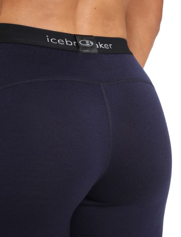 Icebreaker Women Merino 260 Tech Thermal LeggingsMidnight Navy 80BXXP563 Clothing