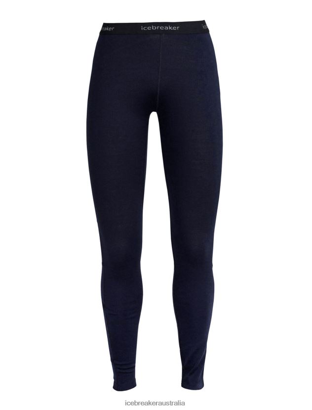 Icebreaker Women Merino 260 Tech Thermal LeggingsMidnight Navy 80BXXP563 Clothing