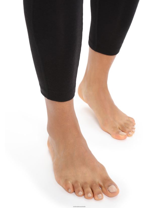 Icebreaker Women Merino Fastray High Rise TightsBlack 80BXXP733 Clothing
