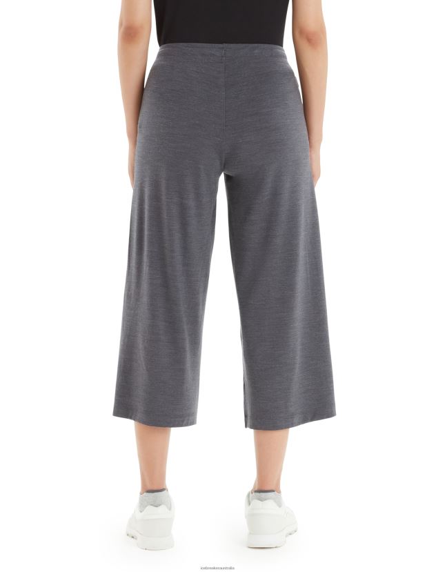 Icebreaker Women Cool-Lite Merino Yanni Culotte PantsMonsoon Heather 80BXXP797 Clothing