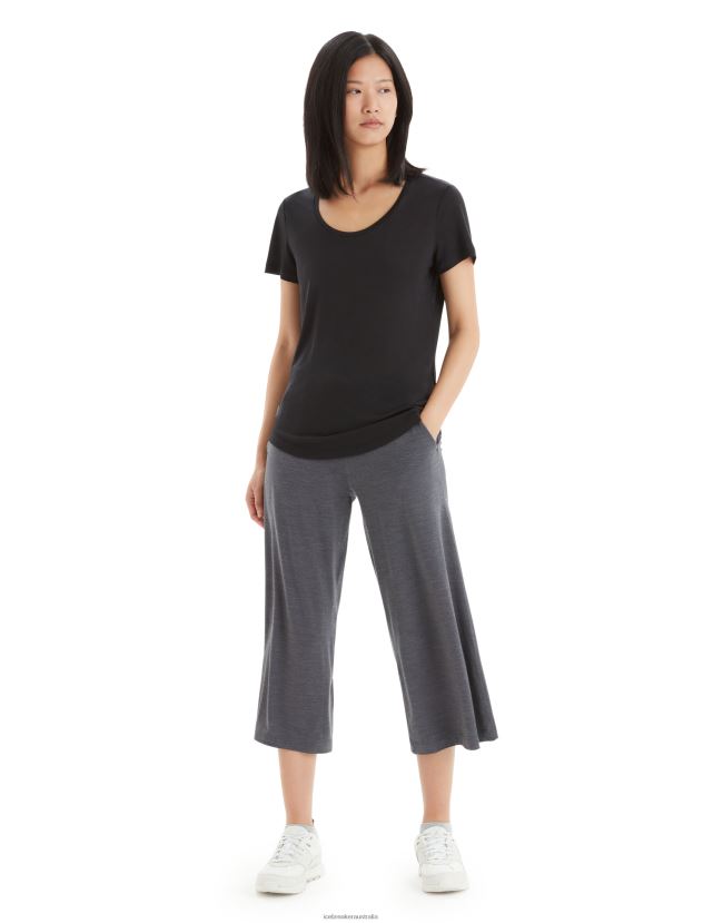 Icebreaker Women Cool-Lite Merino Yanni Culotte PantsMonsoon Heather 80BXXP797 Clothing