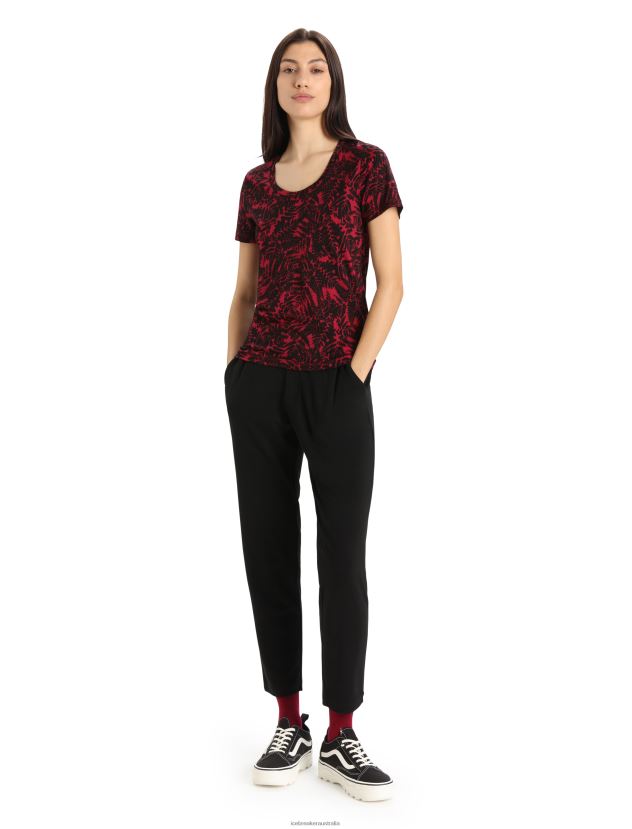 Icebreaker Women MerinoFine Interlock PantsBlack 80BXXP748 Clothing