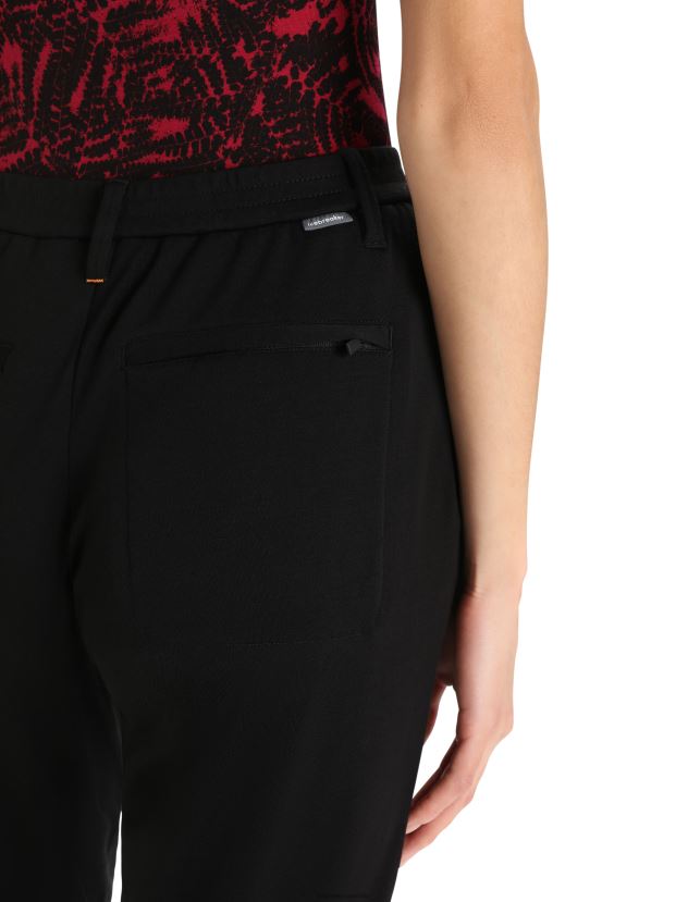 Icebreaker Women MerinoFine Interlock PantsBlack 80BXXP748 Clothing