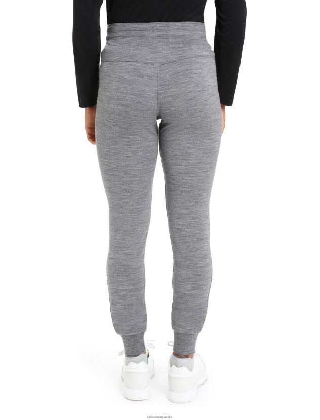 Icebreaker Women Merino Crush PantsGritstone Heather 80BXXP730 Clothing
