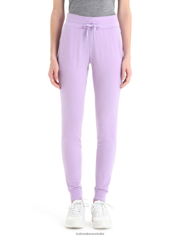 Icebreaker Women Merino Crush PantsPurple Gaze 80BXXP732 Clothing