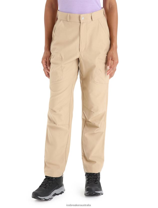 Icebreaker Women Merino Hike PantsSand 80BXXP744 Clothing