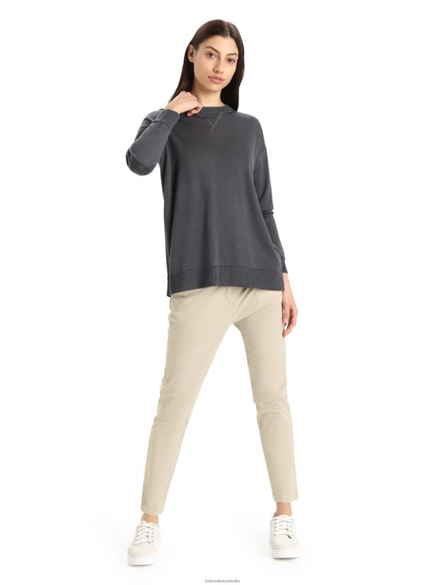 Icebreaker Women Cool-Lite Merino Nova Sweater SweatshirtMonsoon 80BXXP904 Clothing
