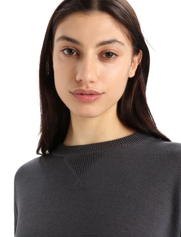 Icebreaker Women Cool-Lite Merino Nova Sweater SweatshirtMonsoon 80BXXP904 Clothing