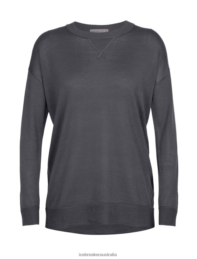 Icebreaker Women Cool-Lite Merino Nova Sweater SweatshirtMonsoon 80BXXP904 Clothing