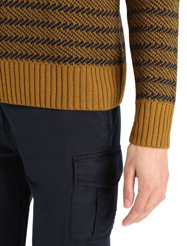 Icebreaker Women Merino Waypoint Crewe SweaterClove/Midnight Navy 80BXXP823 Clothing