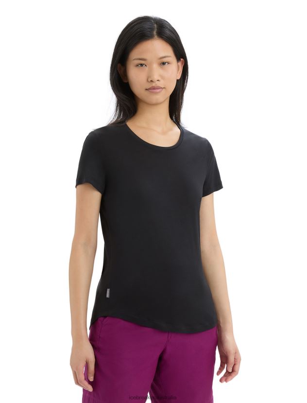 Icebreaker Women Merino Sphere II Short Sleeve T-ShirtBlack 80BXXP606 Clothing
