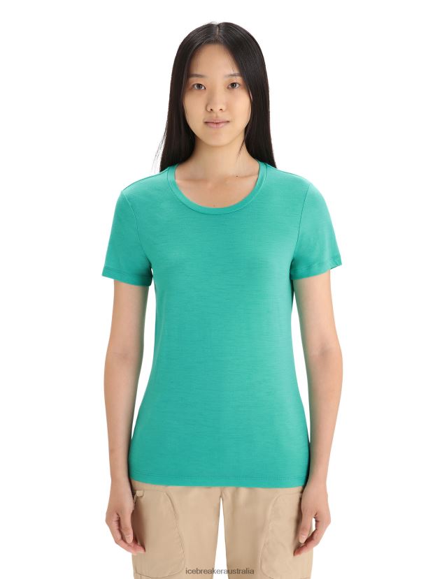 Icebreaker Women Merino Tech Lite II Short Sleeve T-ShirtFresh 80BXXP603 Clothing