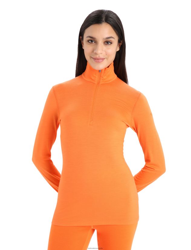 Icebreaker Women Merino 200 Oasis Long Sleeve Half Zip Thermal TopFlash 80BXXP899 Clothing