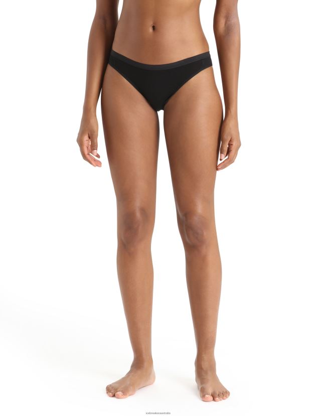 Icebreaker Women Merino Siren Bikini BriefsBlack 80BXXP501 Clothing
