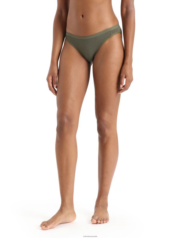 Icebreaker Women Merino Siren Bikini BriefsLoden 80BXXP503 Clothing