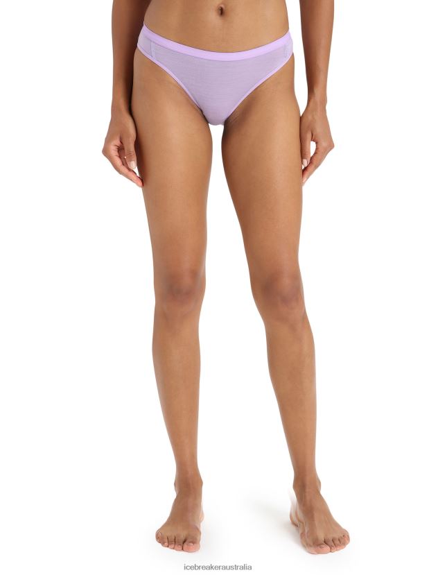 Icebreaker Women Merino Siren Bikini BriefsPurple Gaze 80BXXP505 Clothing