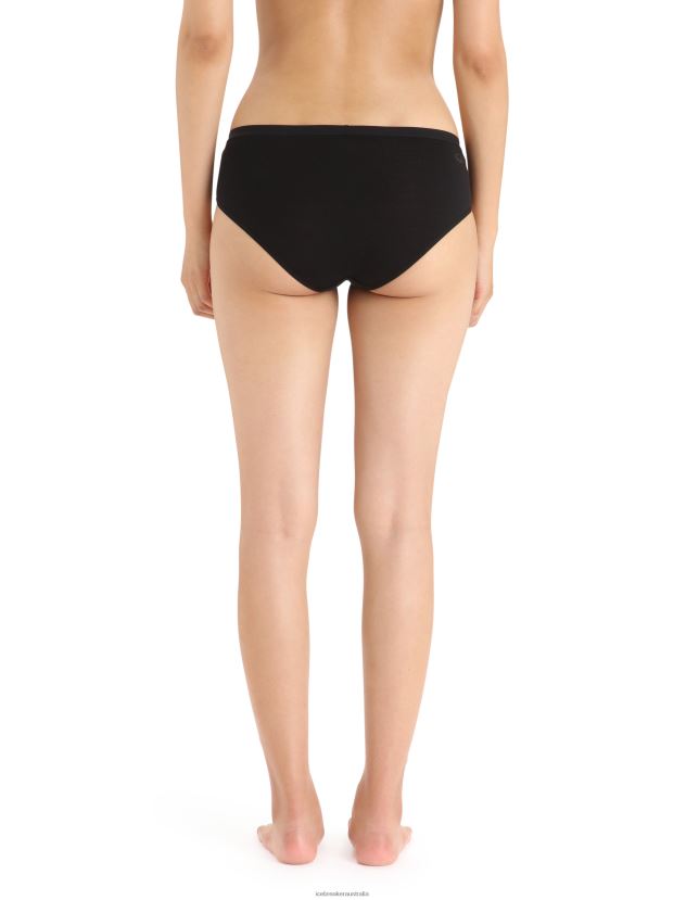 Icebreaker Women Merino Siren Hipkini BriefsBlack 80BXXP513 Clothing