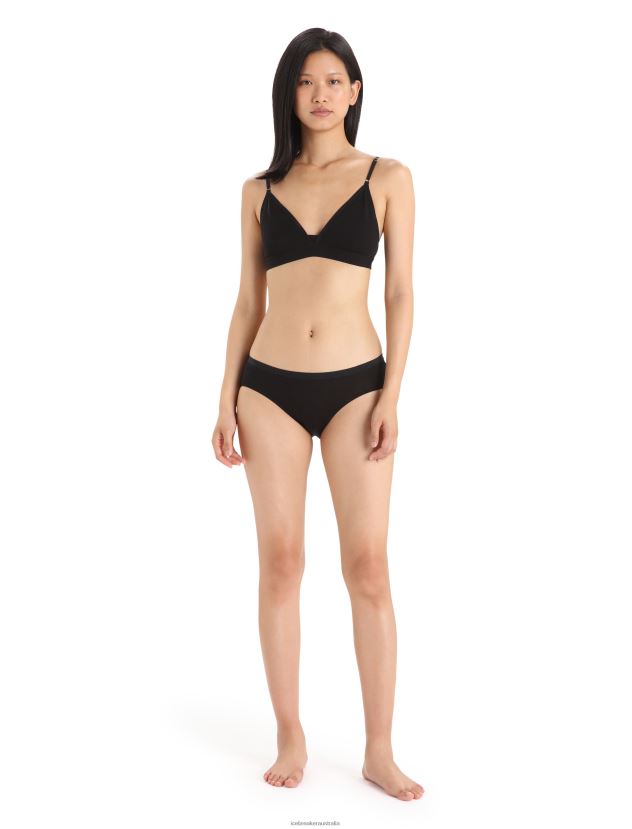 Icebreaker Women Merino Siren Hipkini BriefsBlack 80BXXP513 Clothing