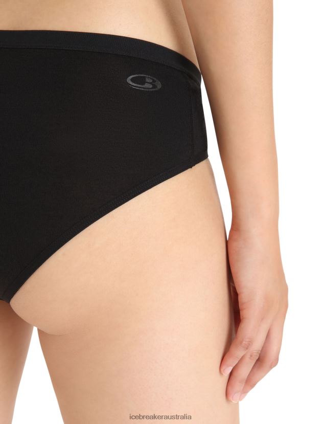 Icebreaker Women Merino Siren Hipkini BriefsBlack 80BXXP513 Clothing