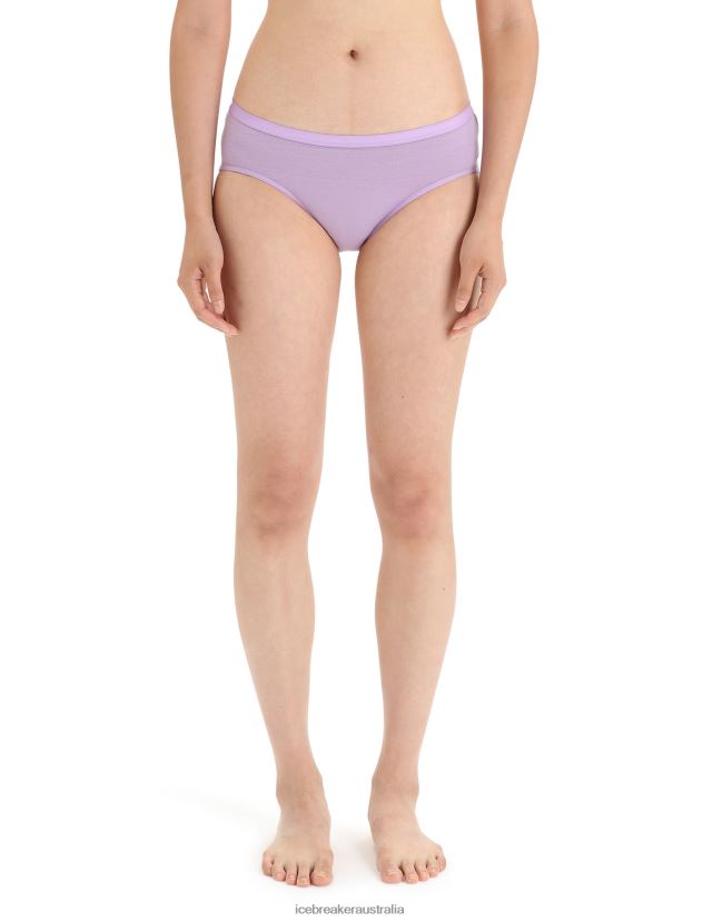 Icebreaker Women Merino Siren Hipkini BriefsPurple Gaze 80BXXP518 Clothing