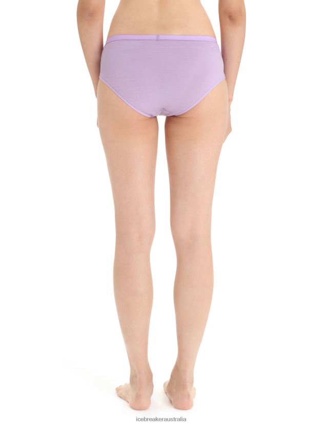 Icebreaker Women Merino Siren Hipkini BriefsPurple Gaze 80BXXP518 Clothing
