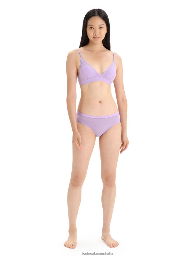Icebreaker Women Merino Siren Hipkini BriefsPurple Gaze 80BXXP518 Clothing