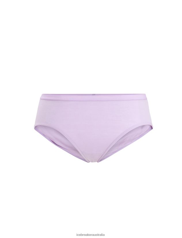 Icebreaker Women Merino Siren Hipkini BriefsPurple Gaze 80BXXP518 Clothing