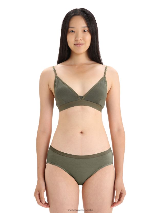 Icebreaker Women Merino Siren Padded BraLoden 80BXXP509 Clothing