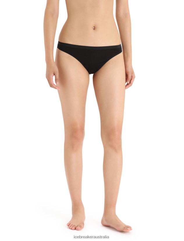 Icebreaker Women Merino Siren ThongBlack 80BXXP519 Clothing