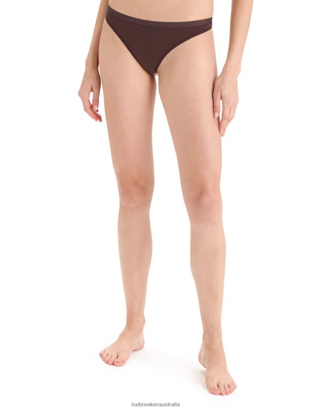 Icebreaker Women Merino Siren ThongUmber 80BXXP522 Clothing