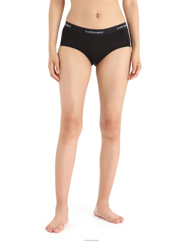Icebreaker Women Merino Sprite Hot PantsBlack 80BXXP546 Clothing
