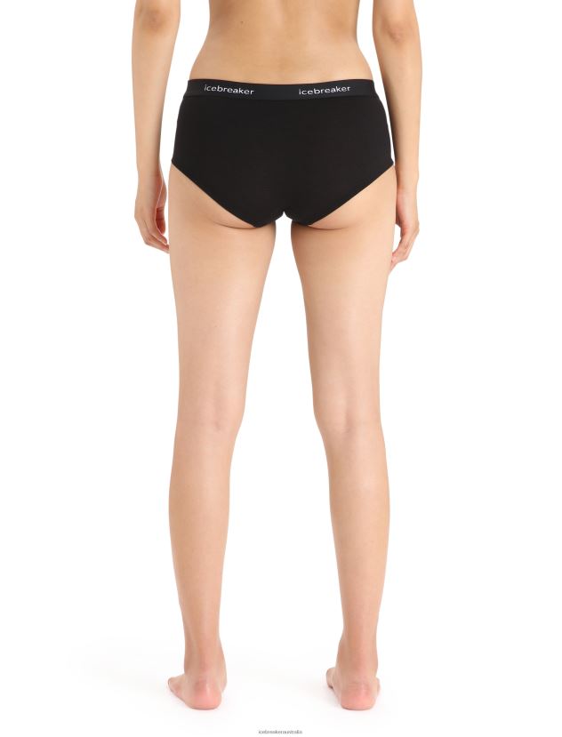 Icebreaker Women Merino Sprite Hot PantsBlack 80BXXP546 Clothing